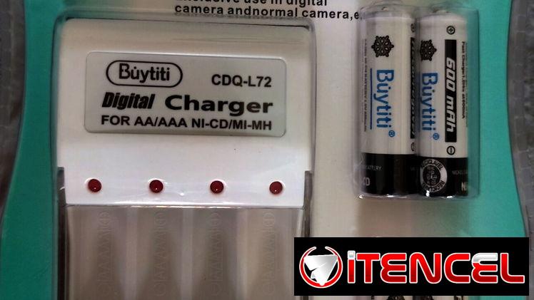 ⚡Cargador de baterías recargables doble AA Y TRIPLE AAA