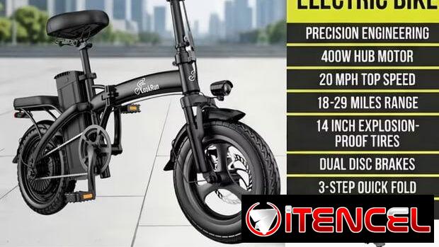 Bicicleta Eléctrica Plegable LockRun nueva con envío a domicilio incluído