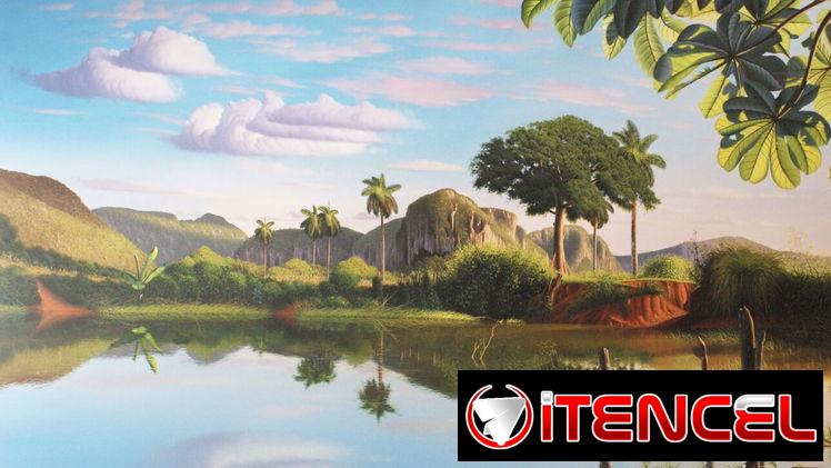 Obra original en óleo sobre lienzo 2x1M
