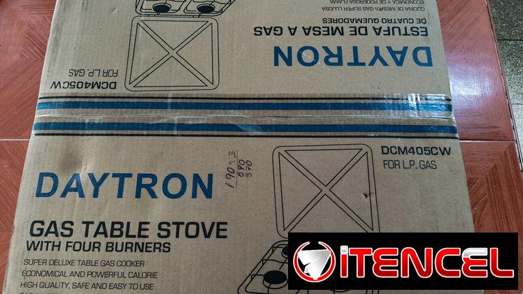 🔥Fogón Daytron 4 Quemadores + Balita de Gas | Oferta 2 en 1🔥