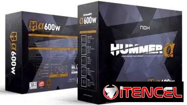 🚧 Fuente de alimentación Marca Hummer 600W – 80 PLUS BRONZE 🚧