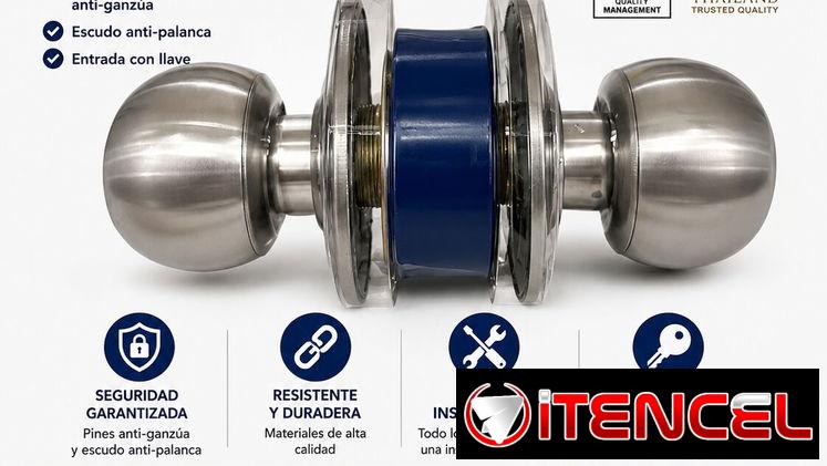 Picaporte de seguridad nuevo Resistente y duradero 💪 Viene con 3 llaves incluidas 🔑 📦 Instalación fácil | 📲 53005