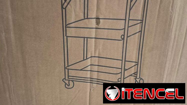 🛒 Carrito Organizador Plegable de 3 Niveles 💰 35 USD Funcional y compacto