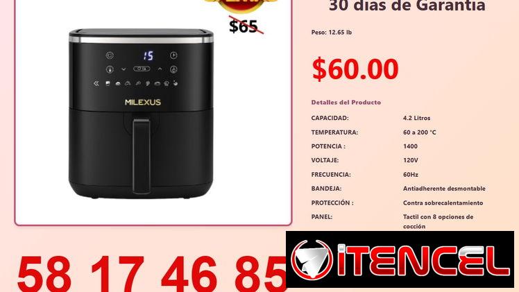 FREIDORA DE AIRE DIGITAL MILEXUS  4.2 LITROS