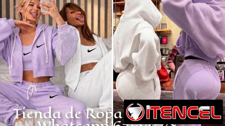 Conjuntos Originales Nike blusa, abrigo con zipper y pantalón con bolsillos