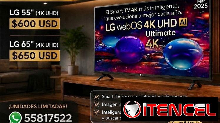 -📺 🚨 OFERTA LIMITADA: SMART TV LG NUEVOS CON GARANTÍA 🚨-