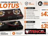 COCINA MILEXUS – 2 HORNILLAS COCINA LOTUS – 3 HORNILLAS Fogon de Gas