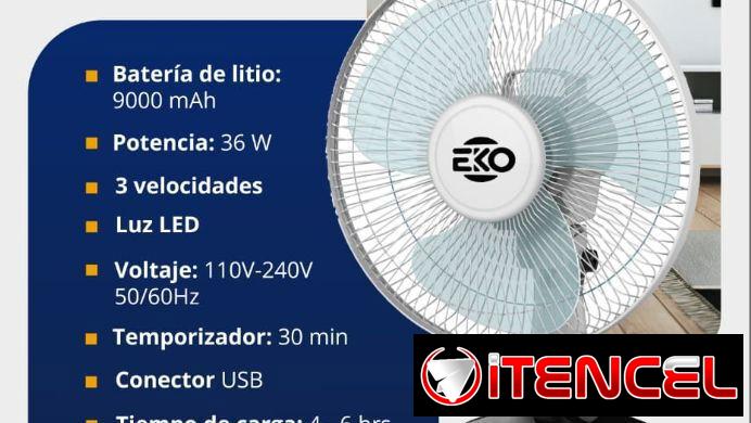 Ventilador Recargable eko