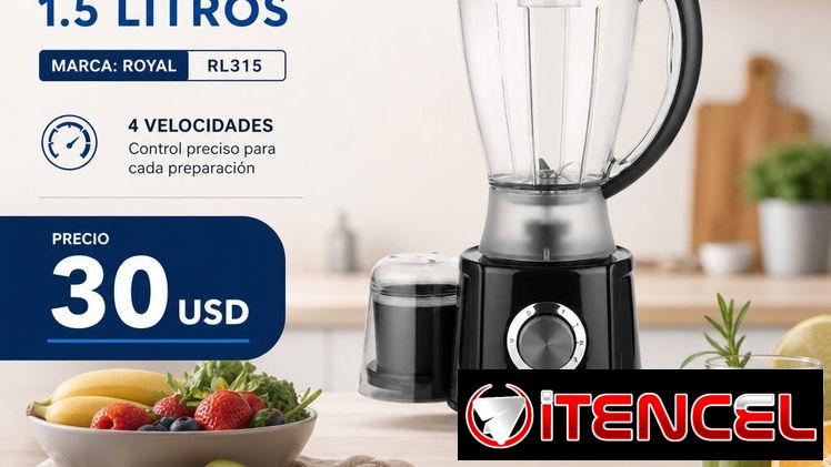 LICUADORA CON PROCESADOR DE ALIMENTOS ROYAL. Factura + Garantía