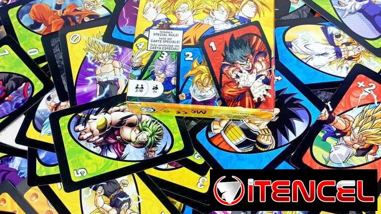 JUEGO CARTAS UNO CLÁSICA TEMÁTICA DRAGON BALL (Contiene 108 cartas)