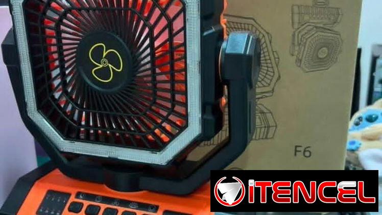 Ventilador Recargable F6 20 000mah  Precio: 65 USD TC