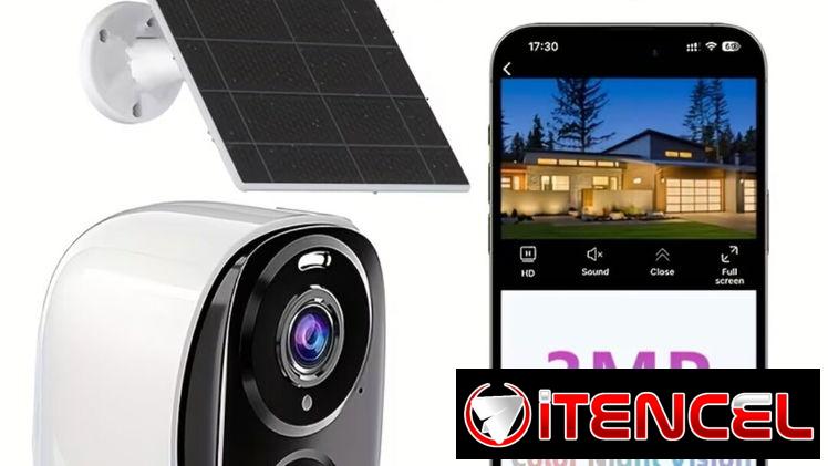 Cámara exterior e interior Solar 3Mpx