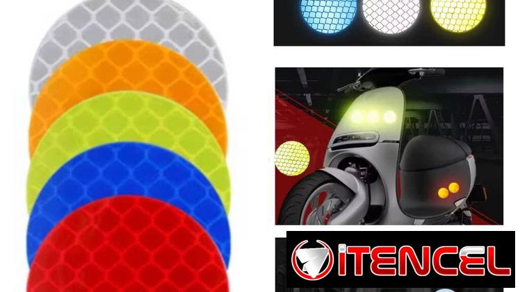 Pegatinas reflectantes para Moto y bicicleta.