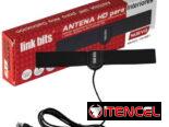 Antena de TV Digital para Interior, Alta Definición HDTV Ultra Compacta, Amplifica la Recepción de Canales
