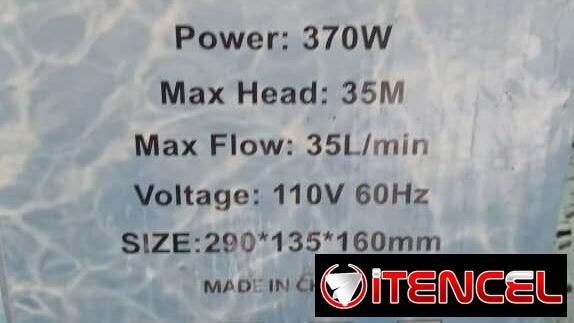 Bomba de agua – Modelo QB-60 – Gran potencia a bajo costo