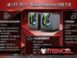 🖥️🗝️Bocinas RGB para PC o laptop — 💲20🎷