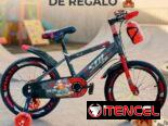 Bicicletas. Medida 16. Peluche de regalo con compra.