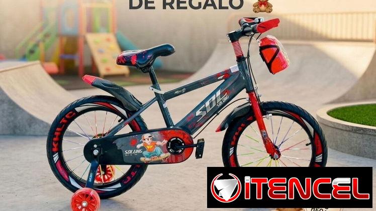 Bicicletas. Medida 16. Peluche de regalo con compra.