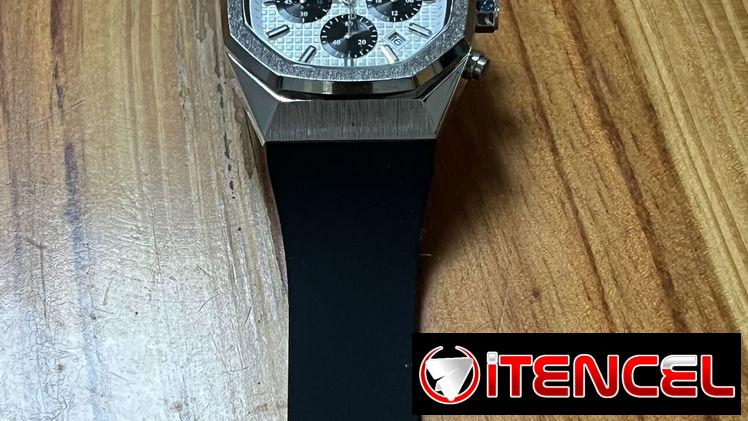Reloj elegante para hombre, de cuarzo. Cronómetro, marca Poedagar.