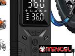 Compresor portatil para inflar gomas carro moto bicicleta hasta 150 libras de presion nuevo sellado en caja-35usd