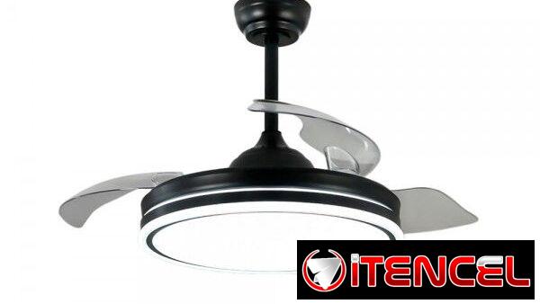 Lámparas LED inteligentes de techo con su ventilador trae Bluetooth