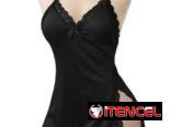 Vestidos de encaje estilo pijama
