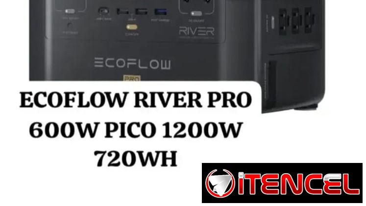 PLANTA ELECTRICA ECOFLOW RIVER PRO 600 W HASTA 1200 W PICOS. NUEVA! TENEMOS PANELES SOLARES TAMBIEN