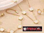 *CONJUNTO VAN CLEEF DE ACERO INOXIDABLE*