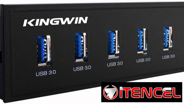 🔌Hub Interno  Panel USB 3.0 KINGWIN – 7 puertos 🔌 Precio 35$
