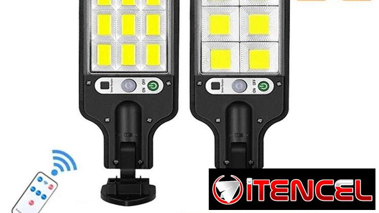 Lámpara solar para exteriores con sensor de movimiento, 4 modos, impermeable IP65. Nueva en su caja!