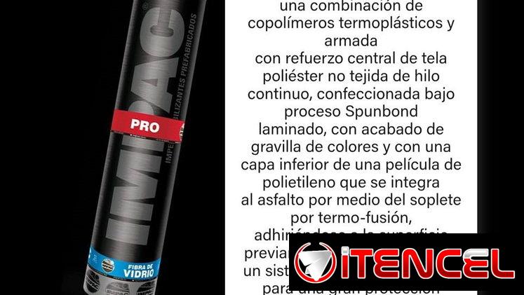 Membranas prefabricadas (Manta Asfáltica)