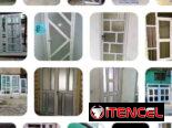 🚪53353801ℹ️ metro cuadrado Usd  Puertas de aluminio y melamina toda medidas  Puerta de aluminio con cristal Ventana de