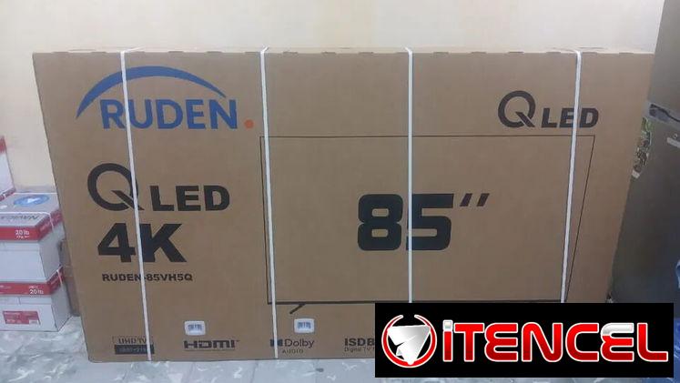 Smart TV 85 pulgadas RUDEN QLED 4k UHD precio $1100 USD Transporte Incluido