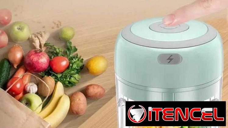 Mini picadora de especias y alimentos recargable