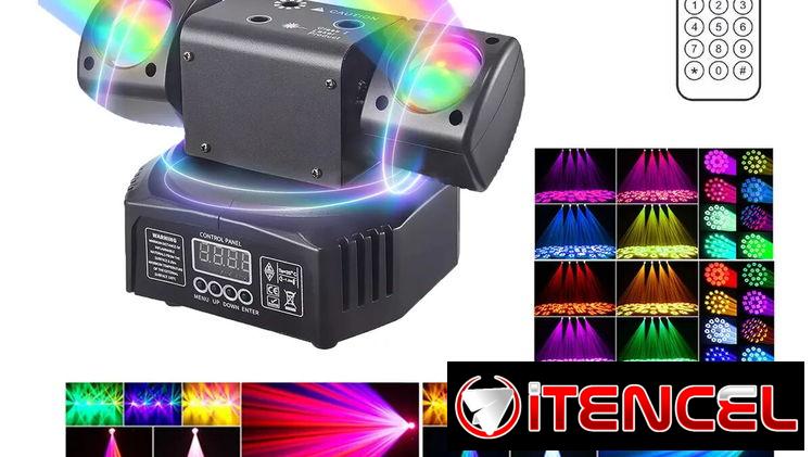 Cabeza Movil Roboticas Led Lluz Dj Luces De Escenario