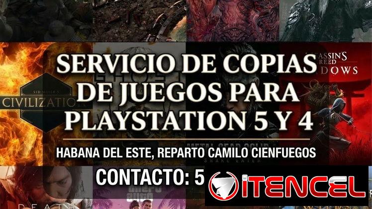 SERVICIO DE COPIA DE JUEGOS PARA CONSOLAS LIBERADAS. PLAYSTATION 4 Y 5. NINNTEDO SWITCH