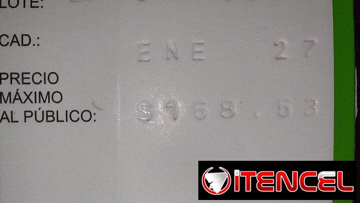 Hidroclorotiazida, frasco con 20 tabletas de 25mg