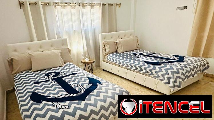 CASA en la playa con 2 habitaciones, piscina y cerca del MAR