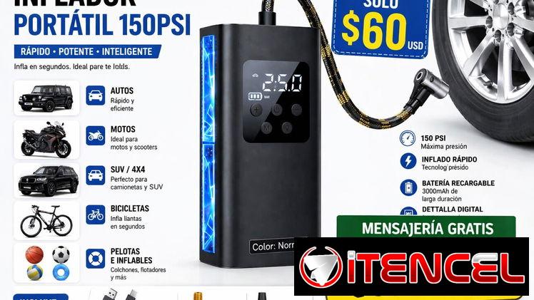 Inflador portátil