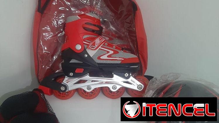 🛼Patines Rosados, Azules y Rojos, para niñas y niños