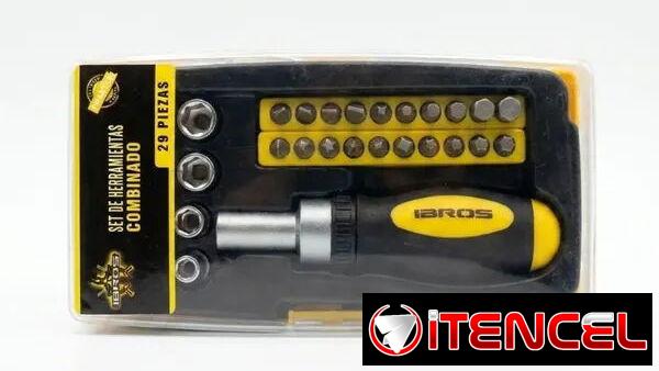 Set de herramientas combinado 29 piezas -IBROS- Ref. 29P-COMB