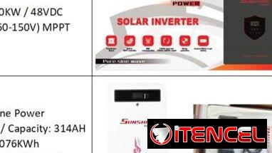 Inversor 10k + batería 16k en 3800