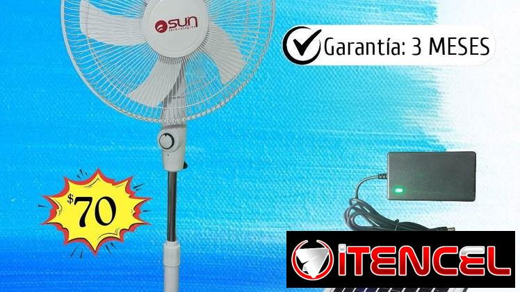 ​⚡ ¡Carga súper rápida y 9h de fresco garantizado! Ventilador de Pedestal 16″ 🌬️