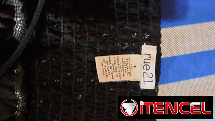 Vestido negro de noche marca RUE21 nuevo a estrenar