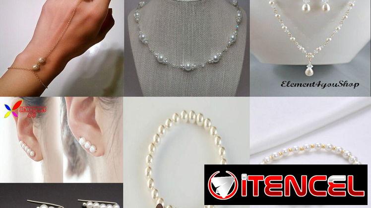 Collares de perlas para fiestas, bodas y novias, ocasión especial