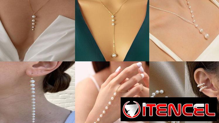 Collares de perlas para fiestas, bodas y novias, ocasión especial