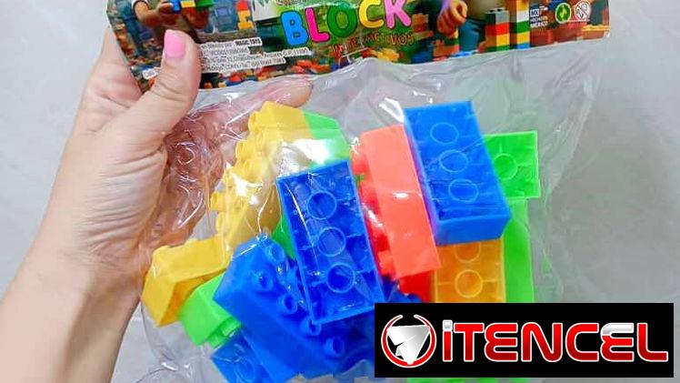 BLOQUES LEGOS PARA ARMAR de colores 🌈(34 piezas)