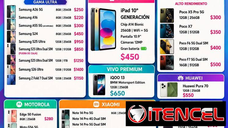 Celulares Gama Ultra 🚀 Equipos NUEVOS | SELLADOS | GARANTÍA 📞 54389456