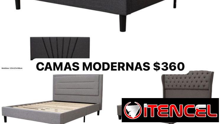 CAMAS NUEVAS MODERNAS IMPORTADAS SIN COLCHÓN