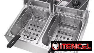 Freidora de aceite doble